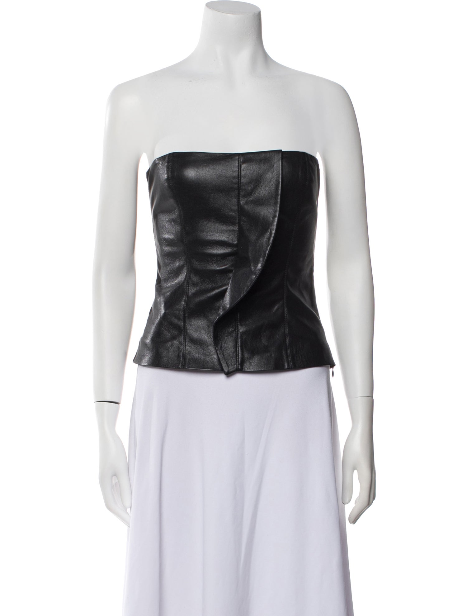 Nanushka Strapless Crop Top