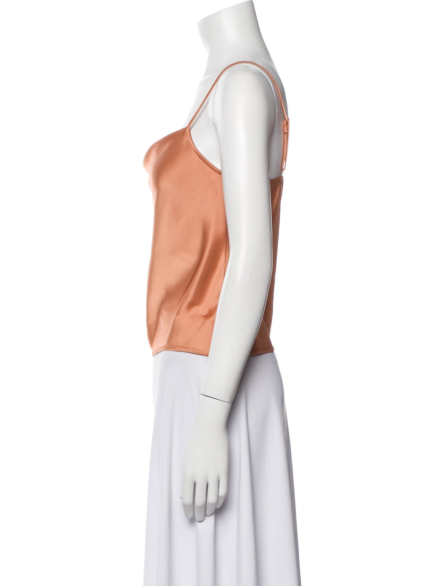 Nanushka Square Neckline Sleeveless Crop Top