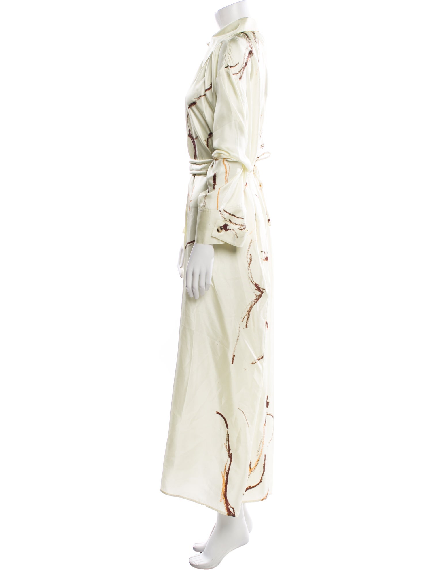 Nanushka Silk Long Dress