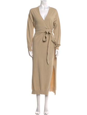 Nanushka V-Neck Long Dress