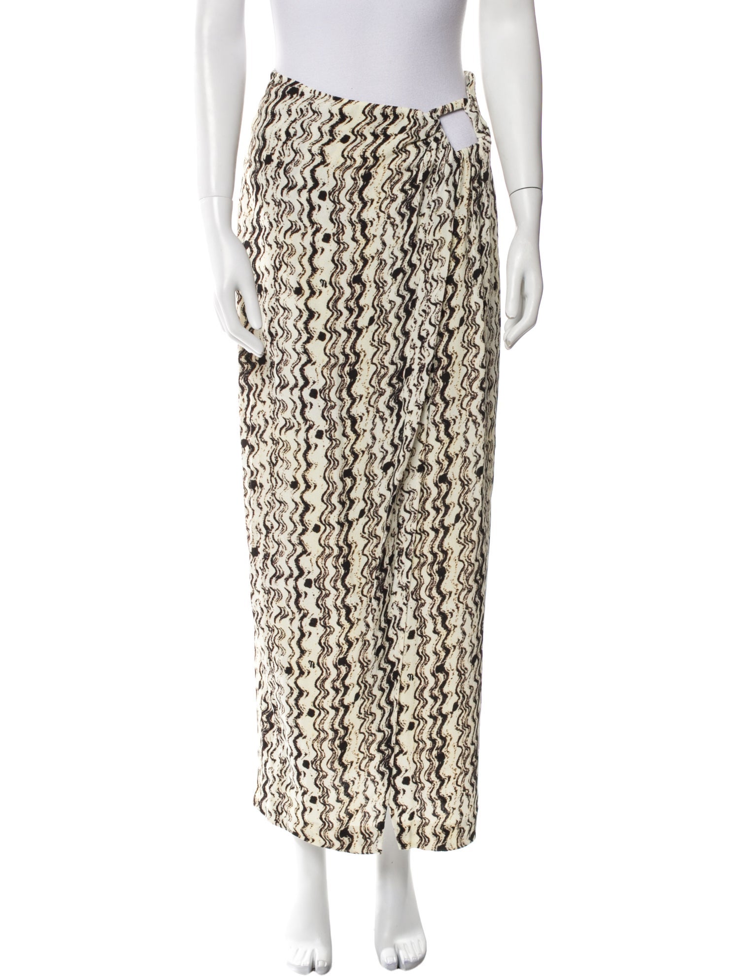 Nanushka Printed Midi Length Skirt