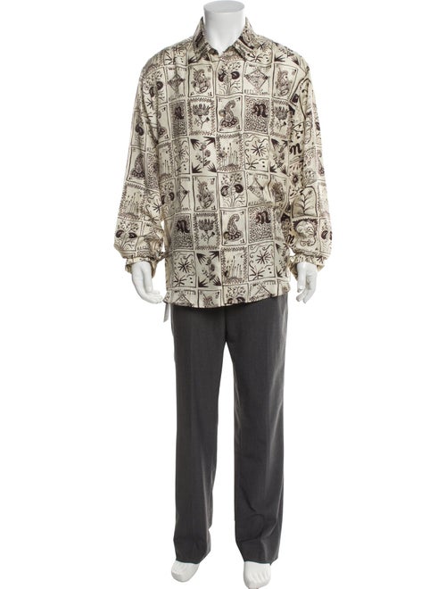 Nanushka Silk Printed Shirt