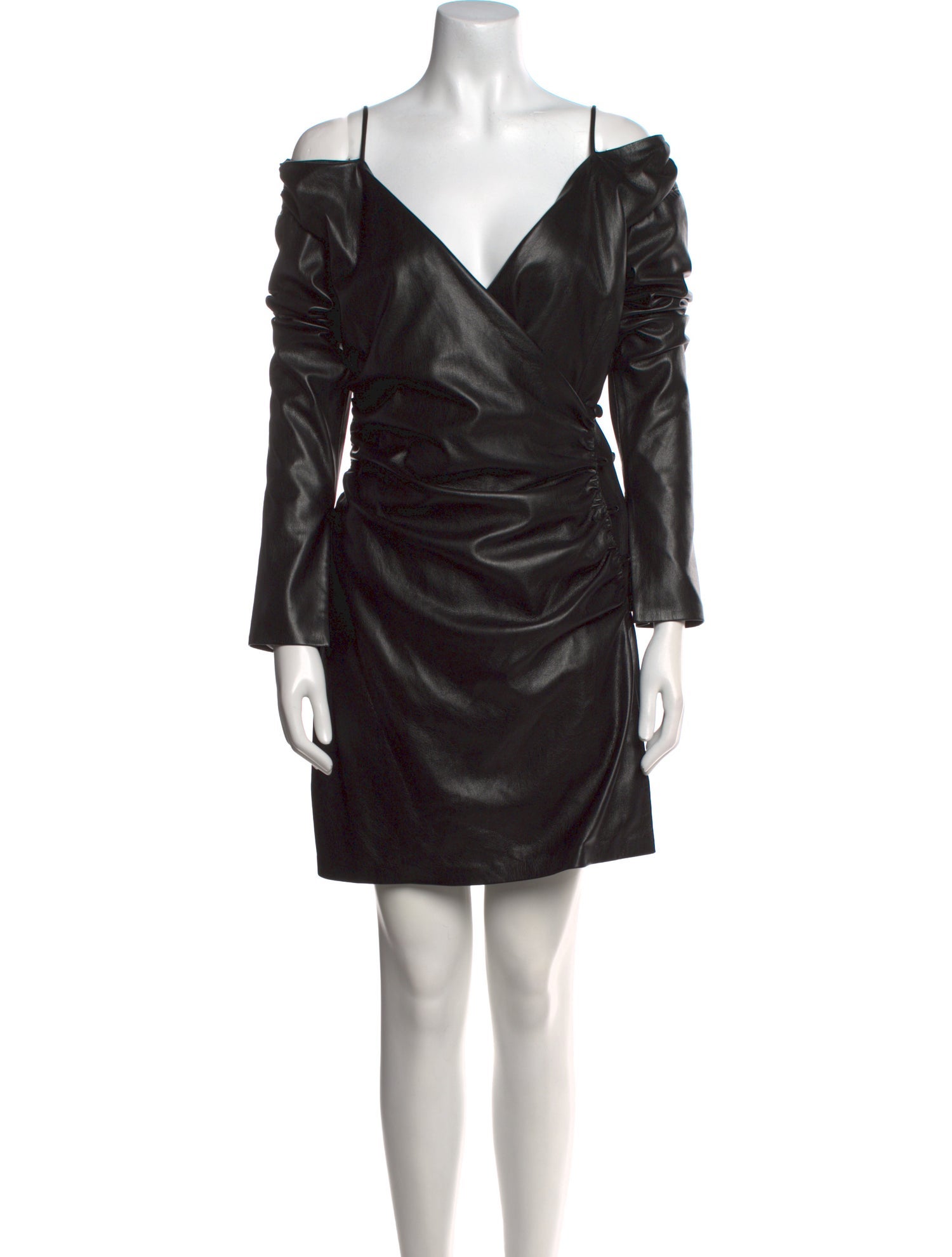 Nanushka Faux Leather Mini Dress