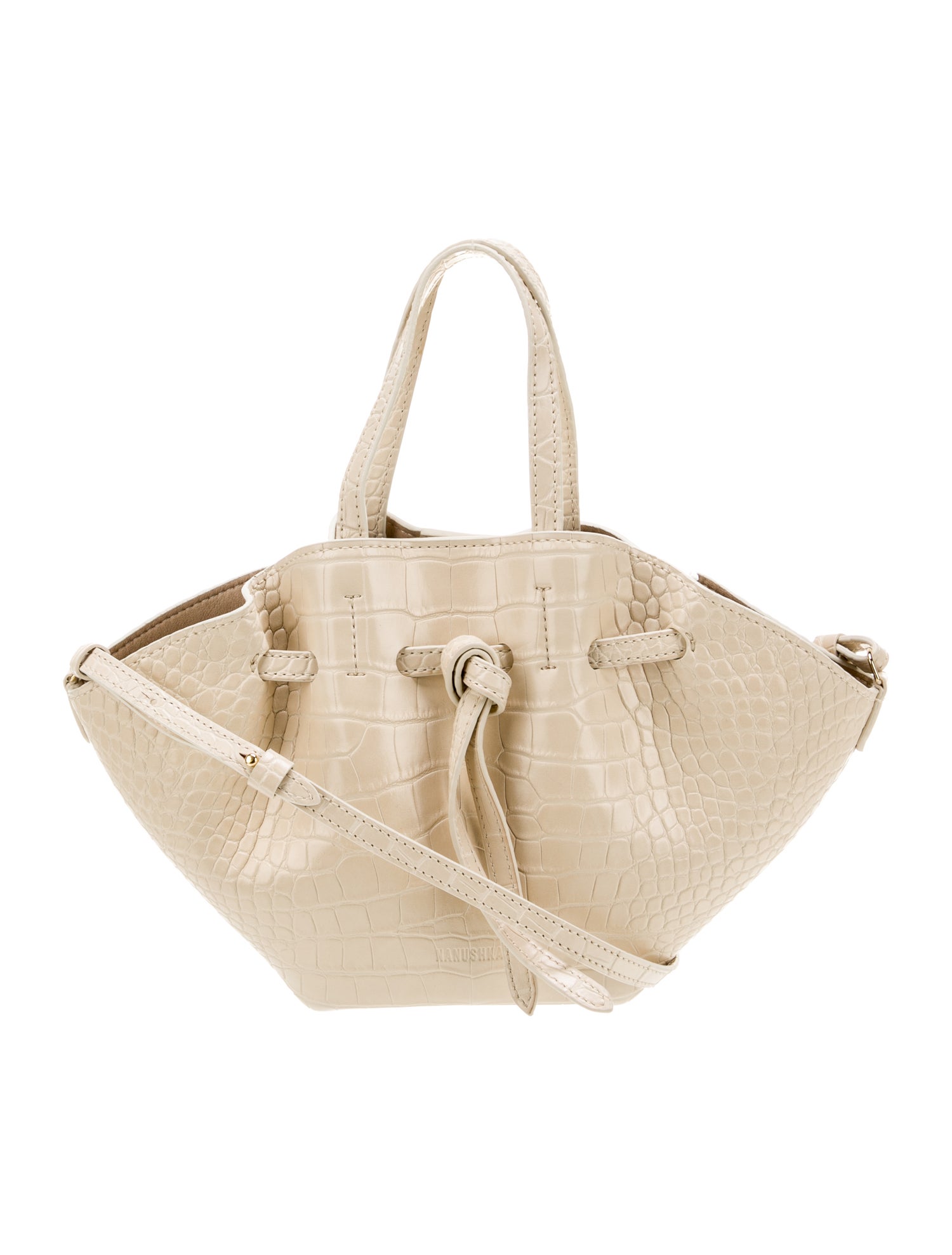 Nanushka Embossed Leather Shoulder Bag w/ Tags