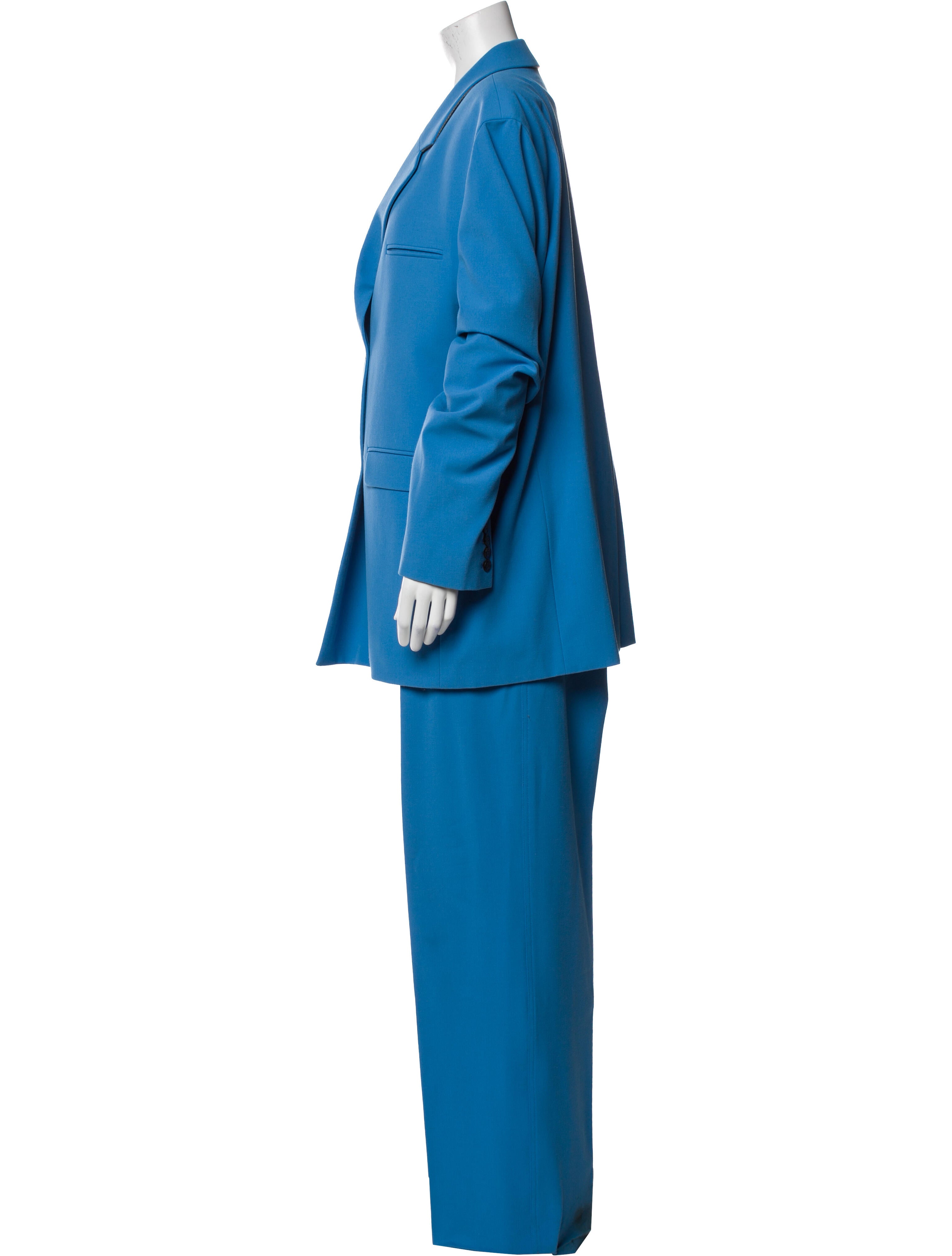 Nanushka Silk Pleated Accents Pantsuit