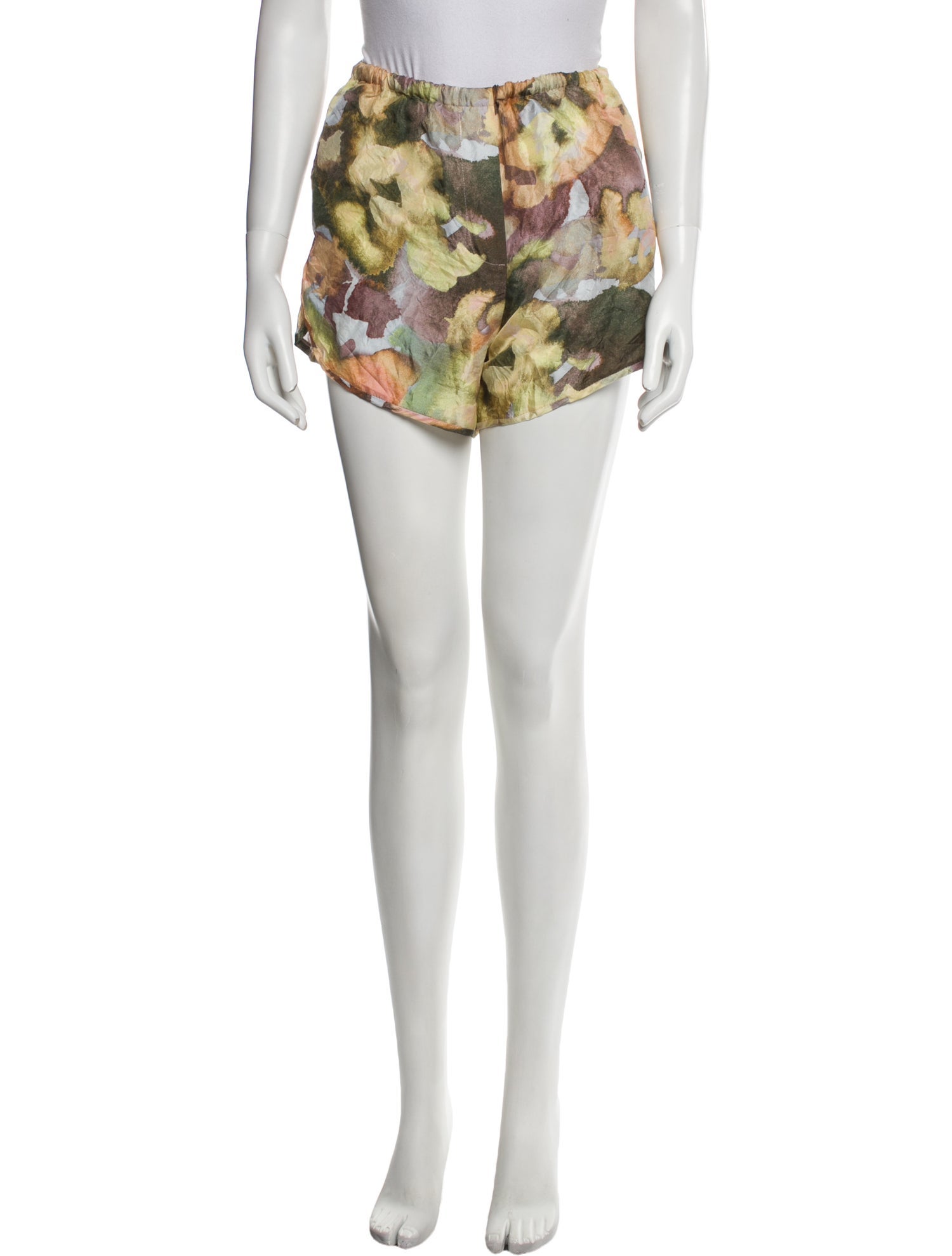 Nanushka Silk Mini Shorts