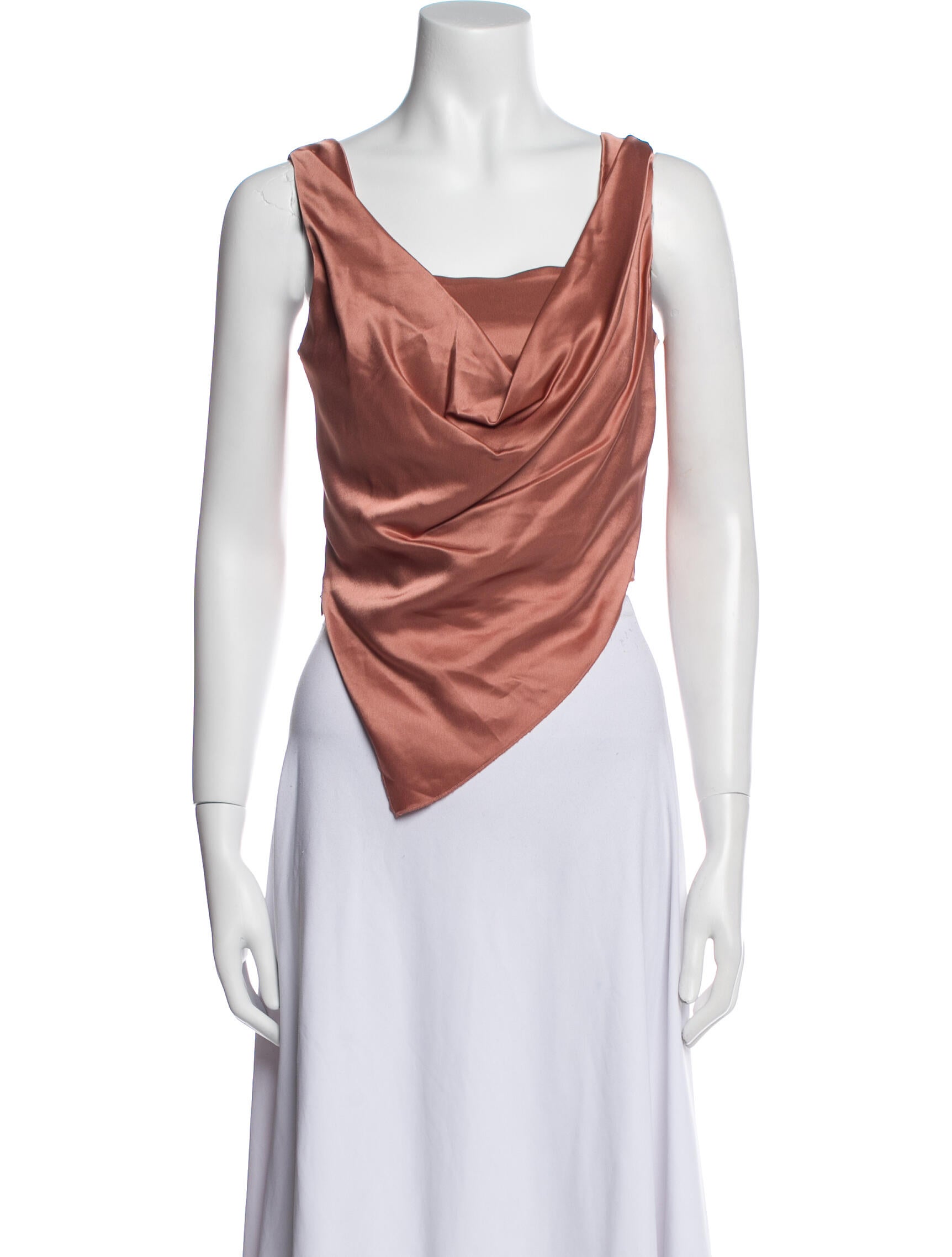 Nanushka Cowl Neck Sleeveless Crop Top w/ Tags