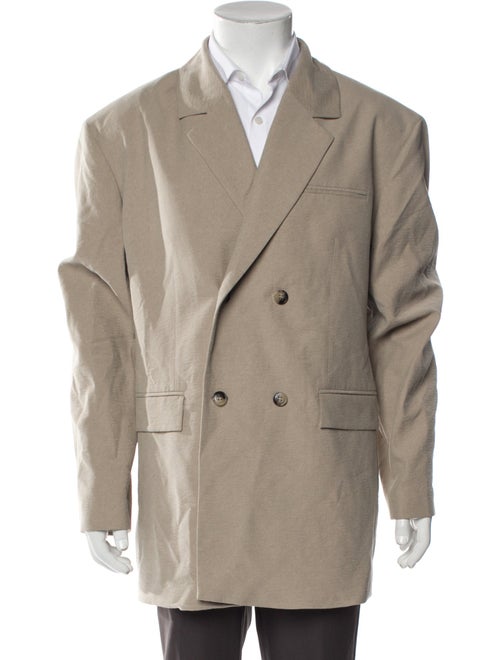 Nanushka Silk Peacoat