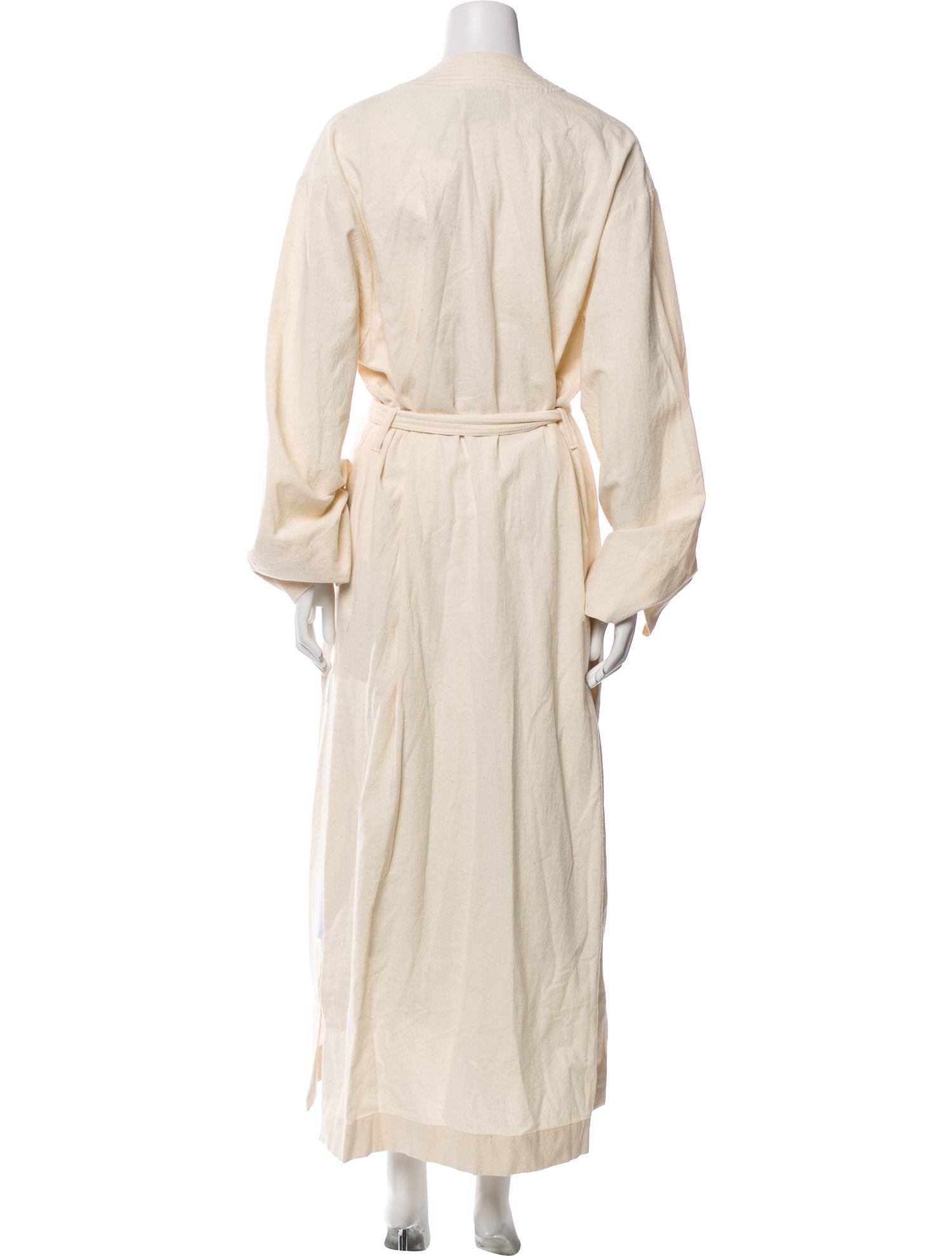 Nanushka Raw-Edge Trim Robe
