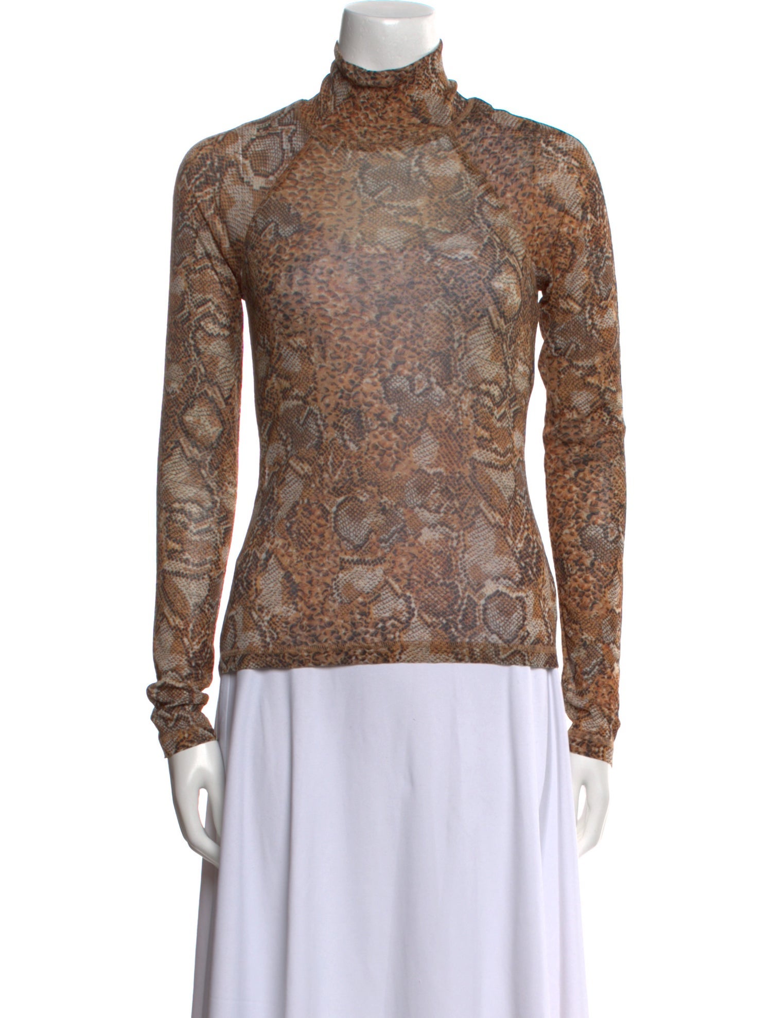 Nanushka Printed Turtleneck Sweatshirt w/ Tags