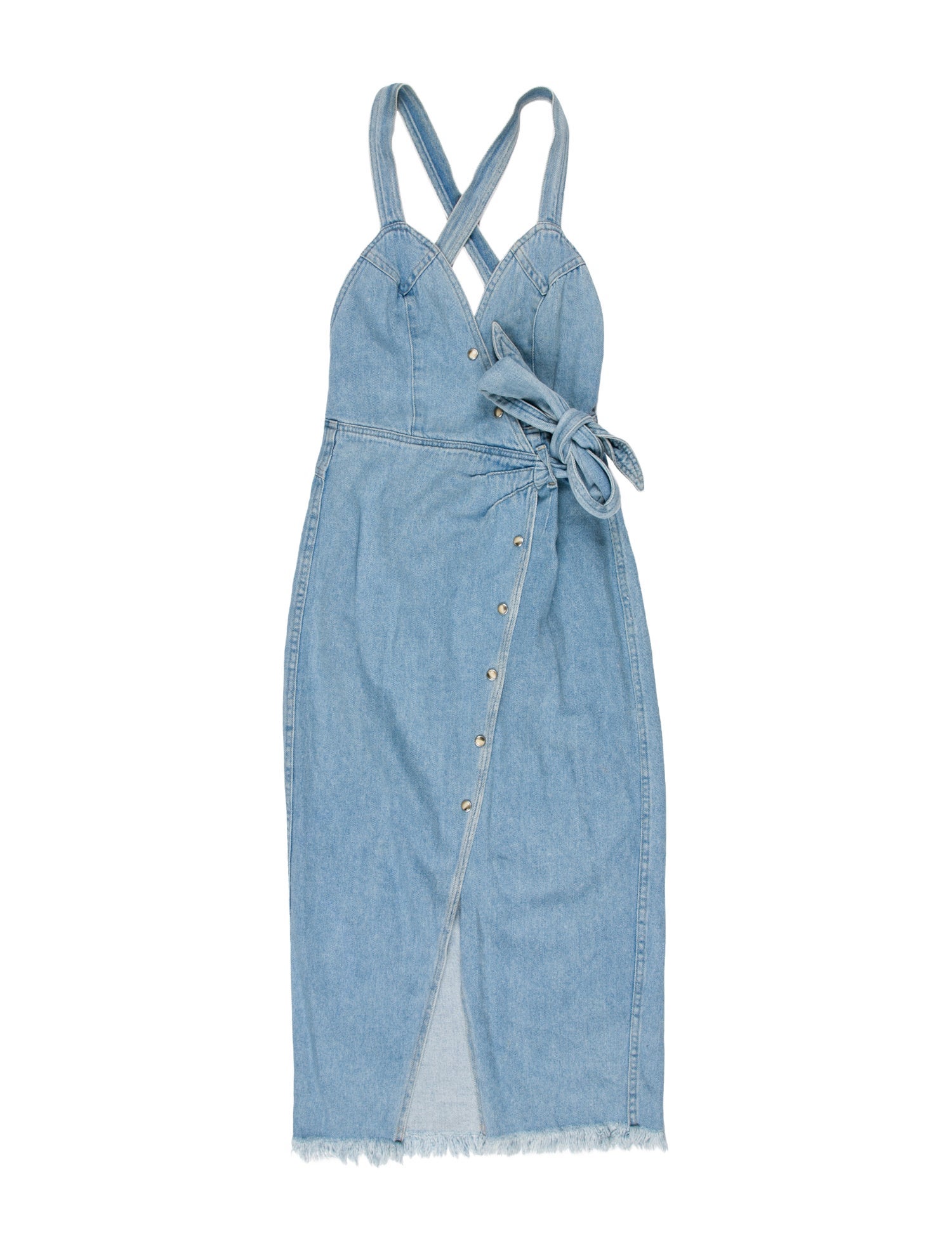 Nanushka V-Neck Midi Length Dress