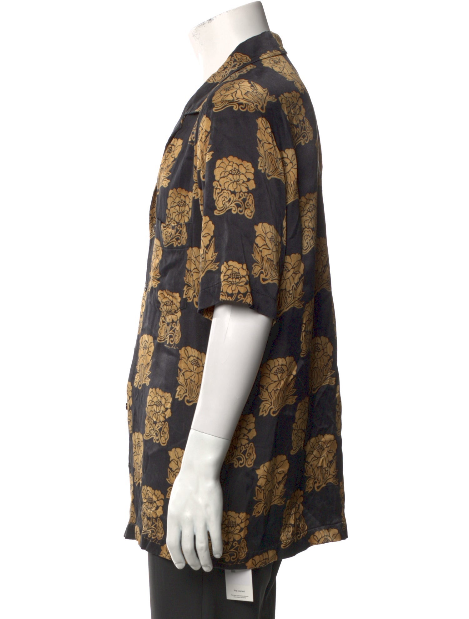 Nanushka Floral Print Short Sleeve Shirt