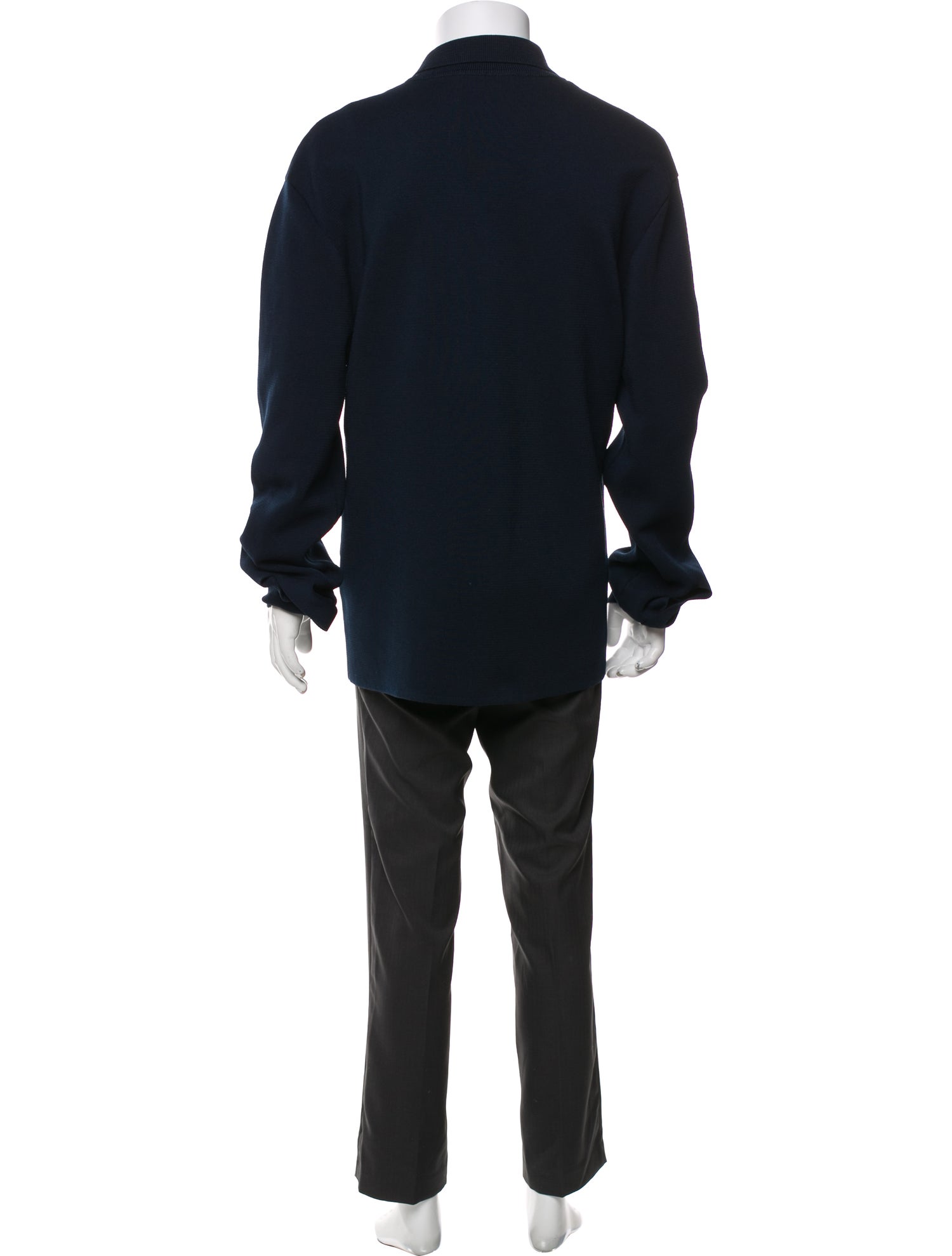 Nanushka Collar Long Sleeve Cardigan