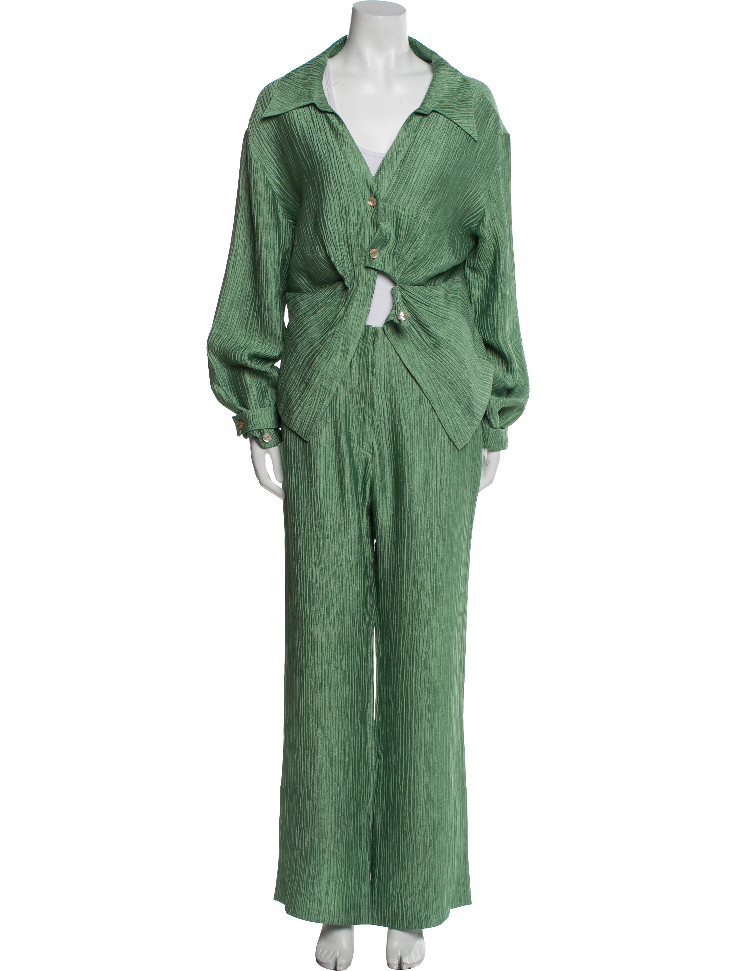 Nanushka Cutout Accent Pant Set