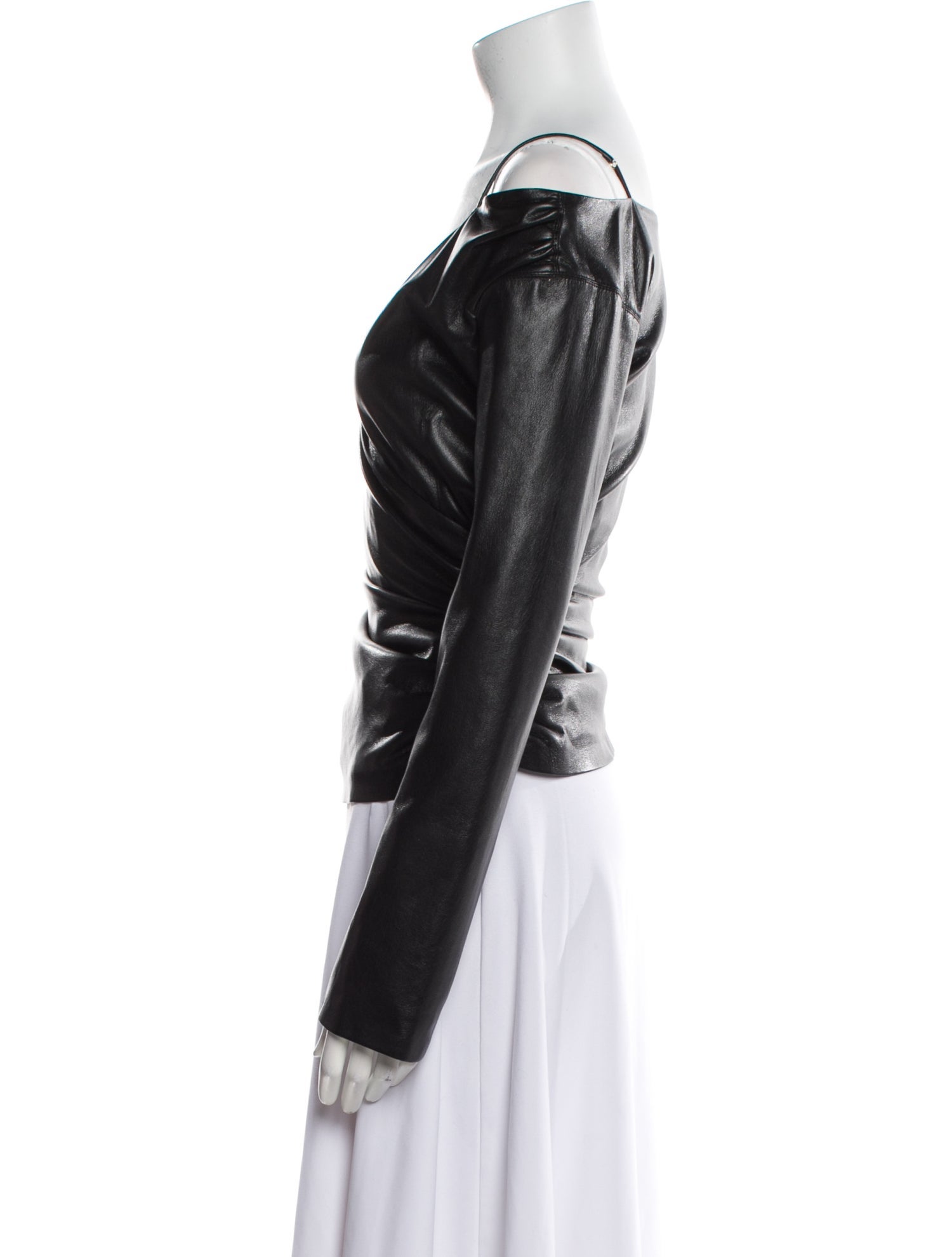 Nanushka V-Neck Long Sleeve Blouse