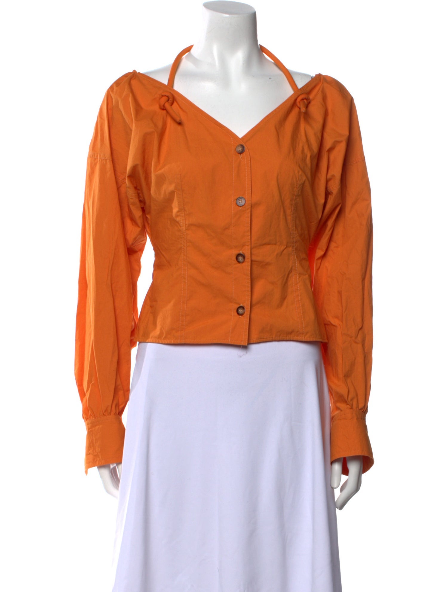 Nanushka Long Sleeve Crop Top w/ Tags