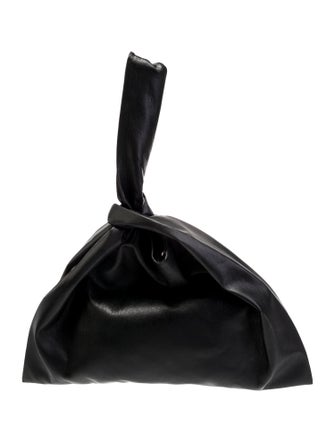 Nanushka Leather Top Handle Bag