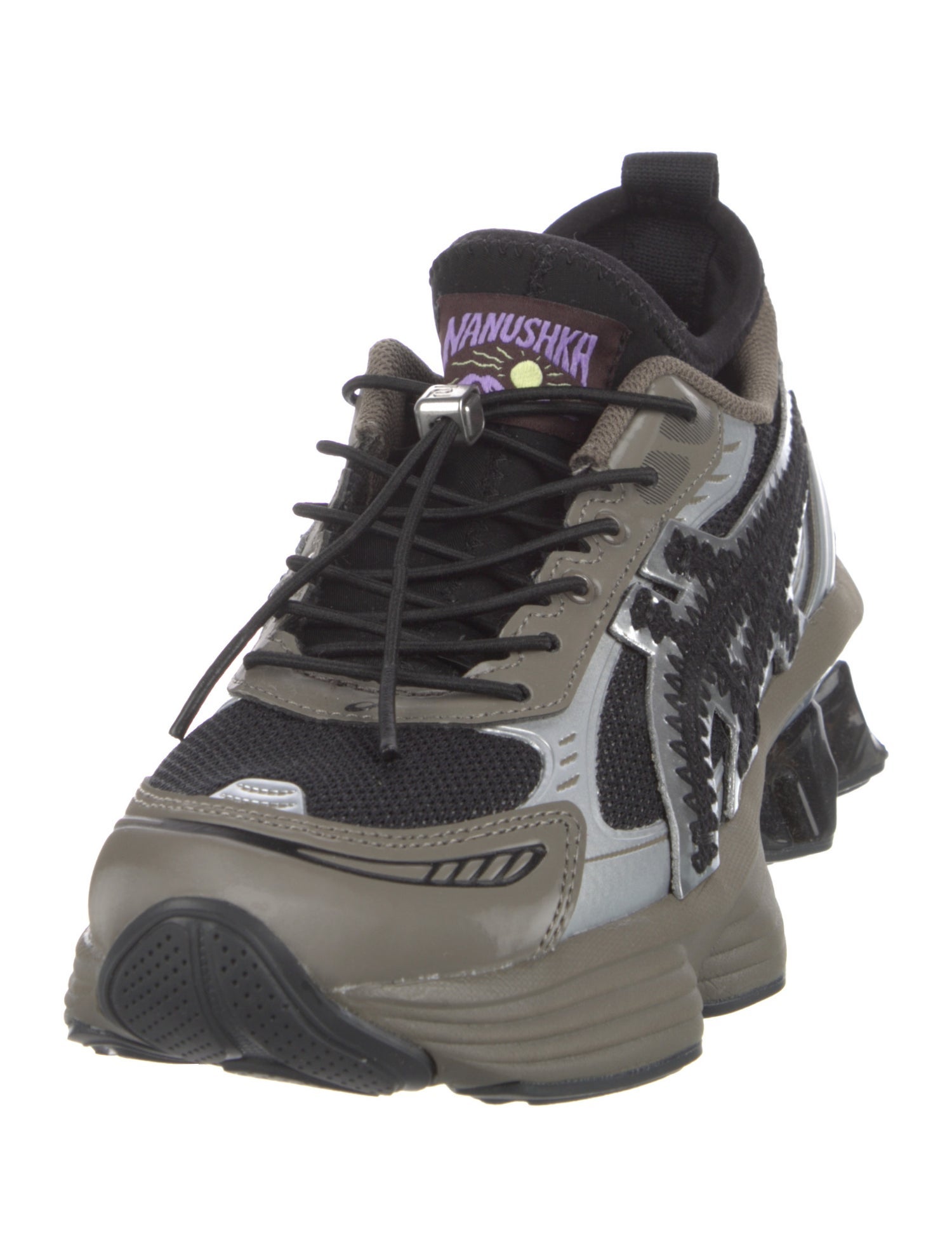 Nanushka Mesh Printed Sneakers