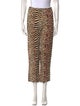 Nanushka Animal Print Straight Leg Pants