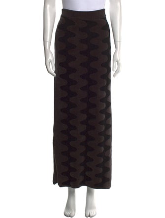 Nanushka Printed Long Skirt