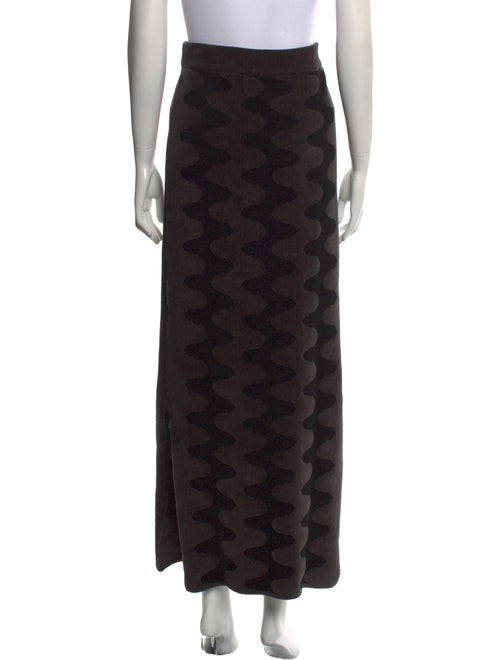 Nanushka Printed Long Skirt