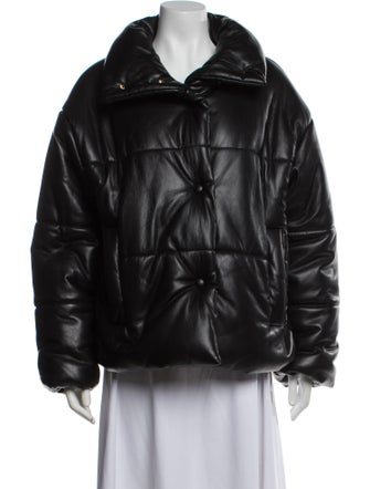 Nanushka Faux Leather Coat