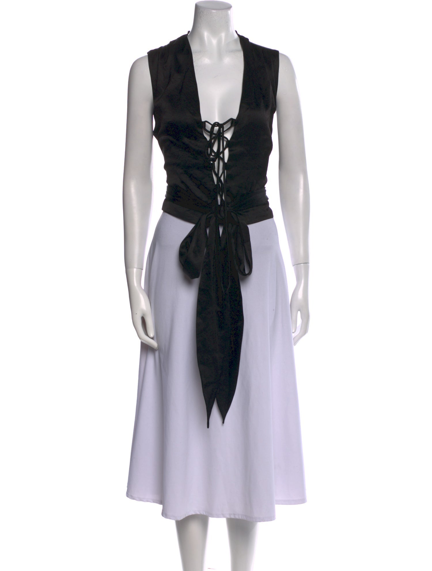 Nanushka Square Neckline Sleeveless Top