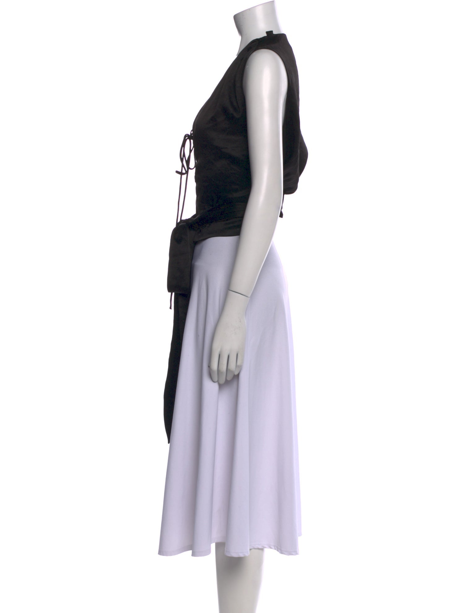 Nanushka Square Neckline Sleeveless Top