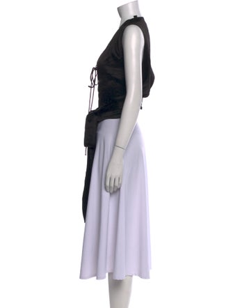 Nanushka Square Neckline Sleeveless Top