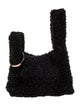 Nanushka Faux Fur Top Handle Bag