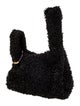 Nanushka Faux Fur Top Handle Bag