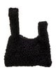Nanushka Faux Fur Top Handle Bag