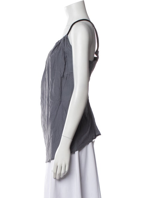 Nanushka Silk Square Neckline Top