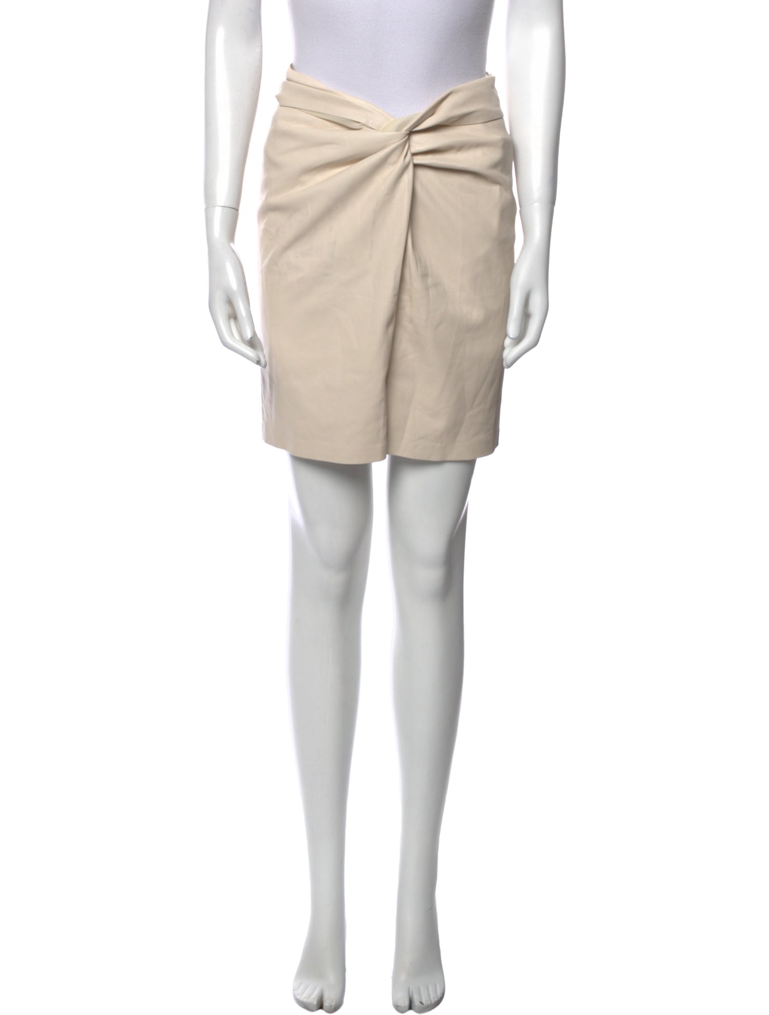 Nanushka Pleated Accents Mini Skirt