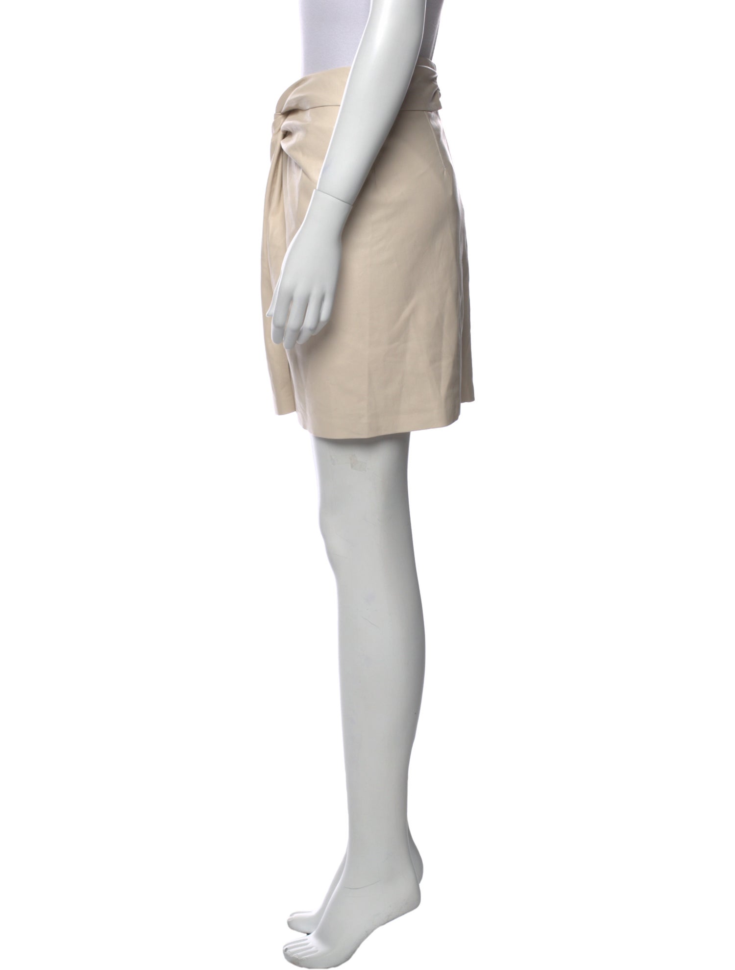 Nanushka Pleated Accents Mini Skirt