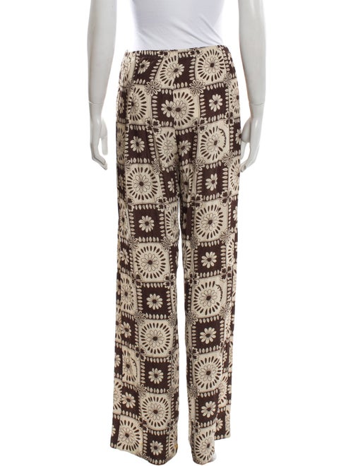 Nanushka Floral Print Wide Leg Pants