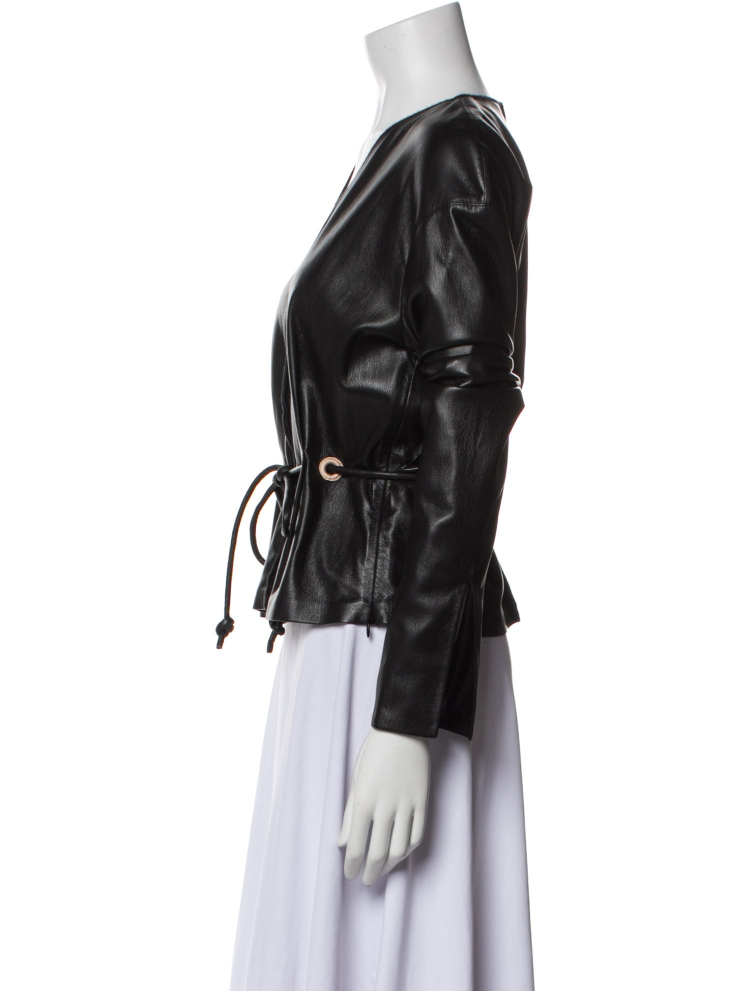 Nanushka V-Neck Long Sleeve Blouse