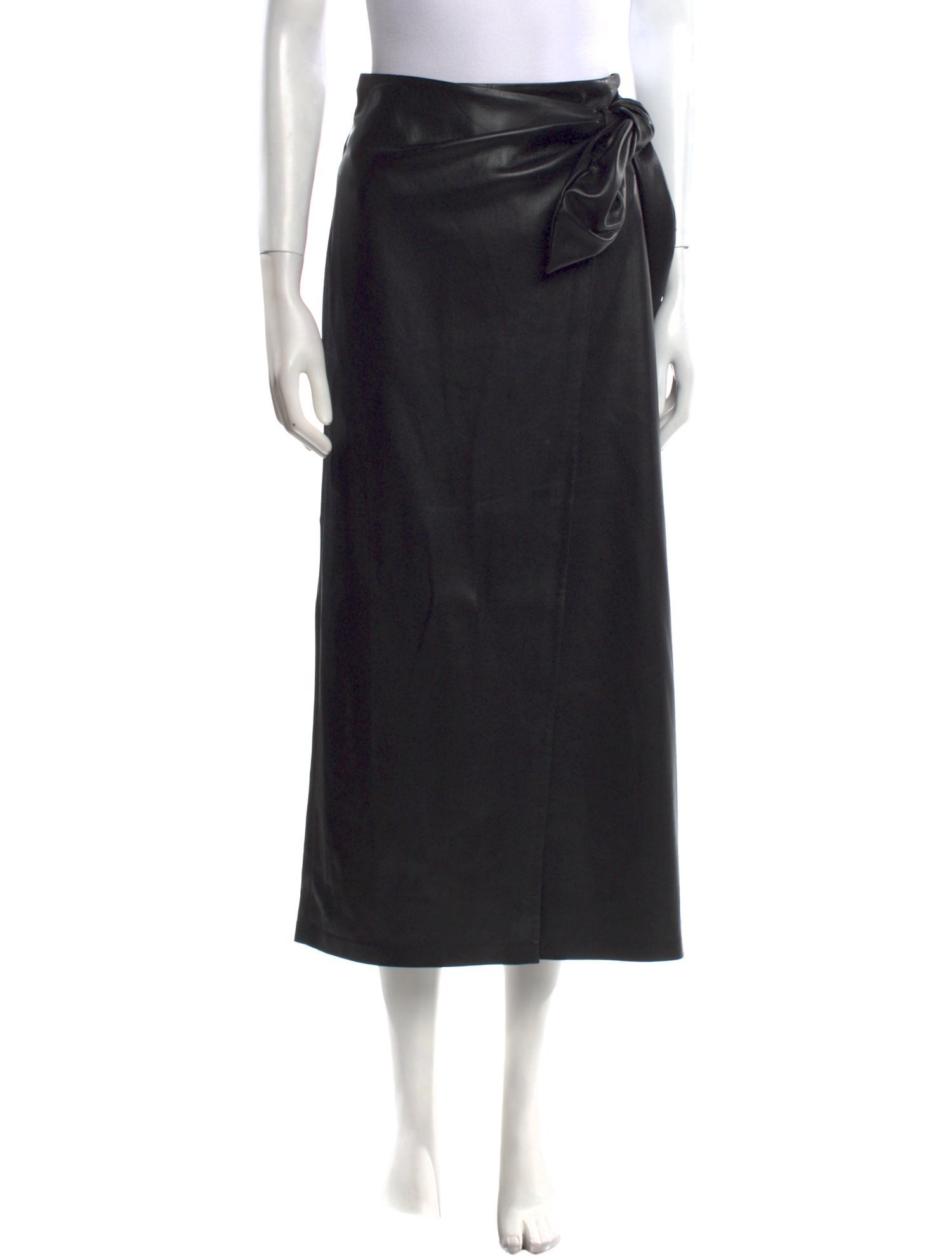 Nanushka Bow Accents Midi Length Skirt