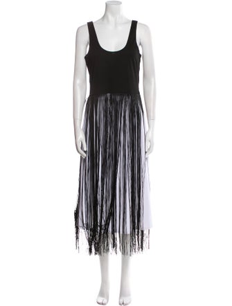 Nanushka Striped Scoop Neck Tunic