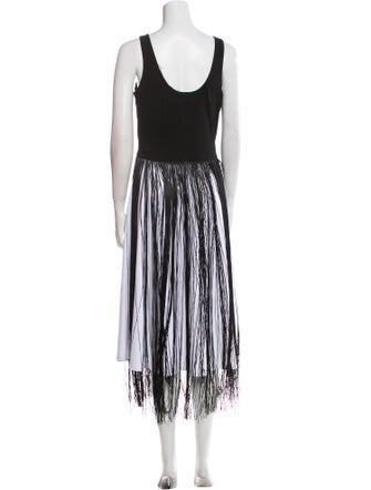 Nanushka Striped Scoop Neck Tunic