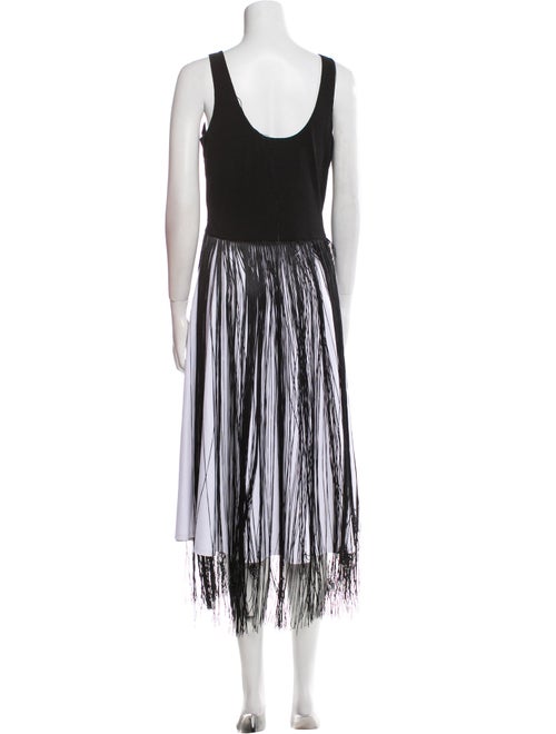 Nanushka Striped Scoop Neck Tunic