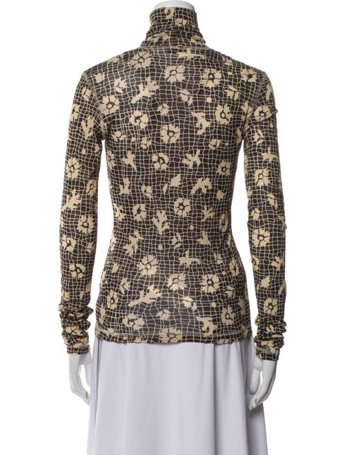 Nanushka Printed Turtleneck Top