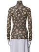 Nanushka Printed Turtleneck Top