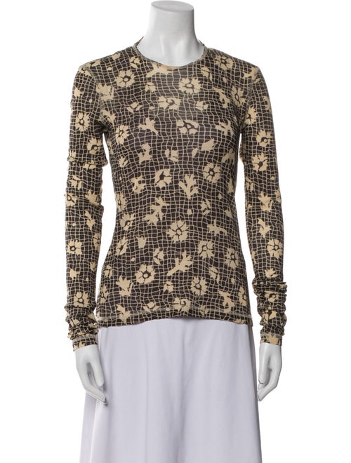 Nanushka Printed Turtleneck Top