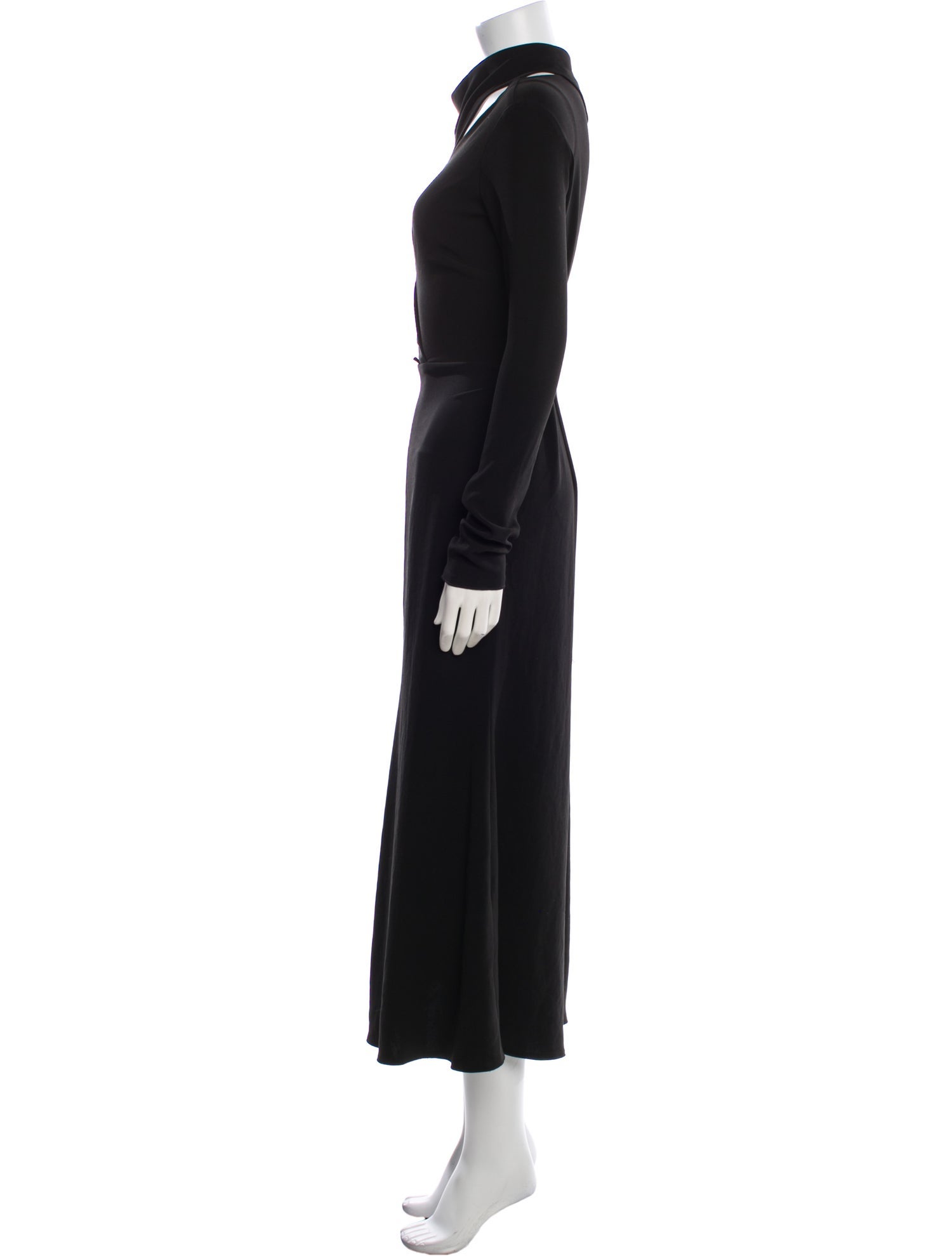 Nanushka Mock Neck Long Dress