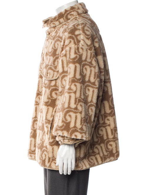 Nanushka Plaid Print Parka