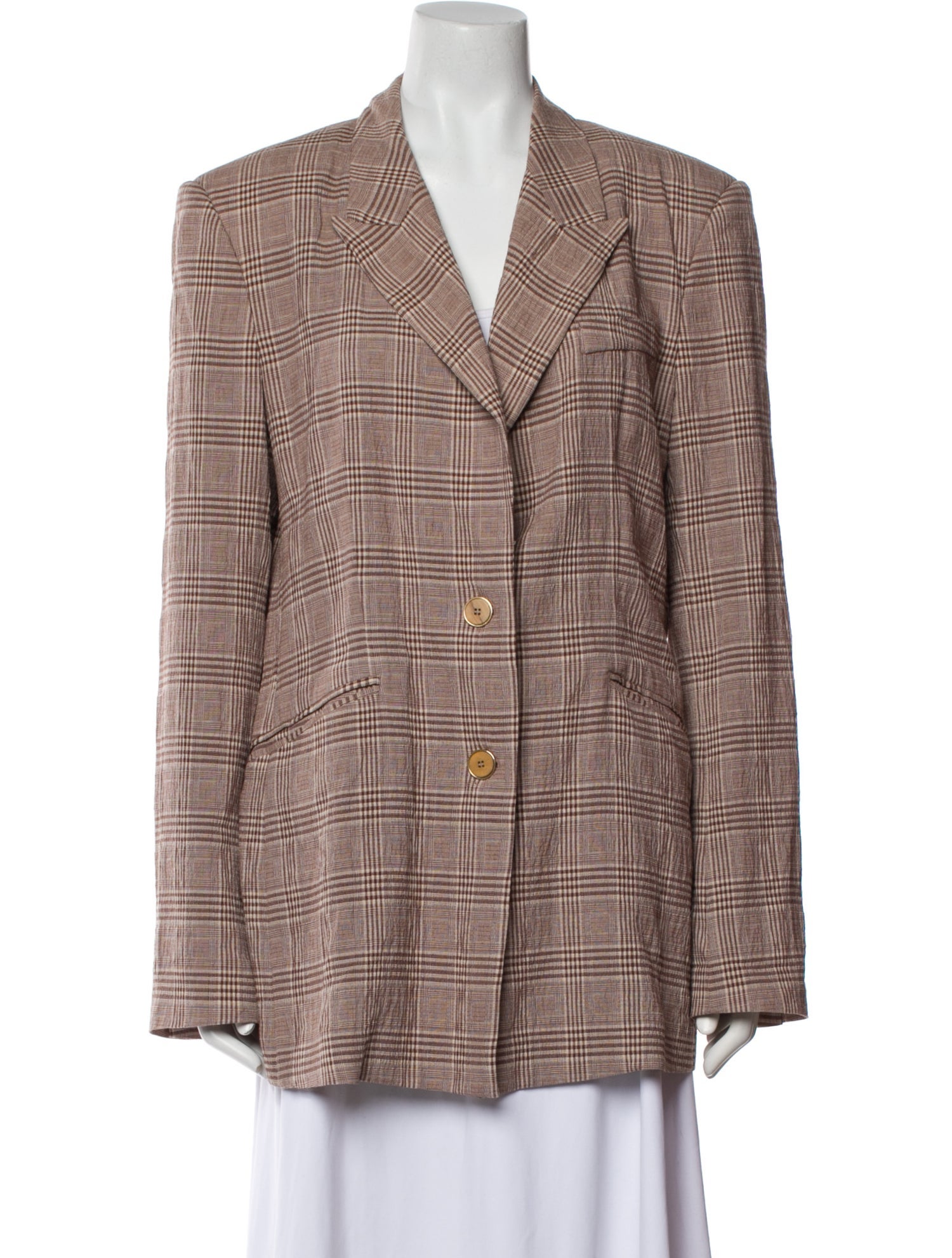 Nanushka Plaid Print