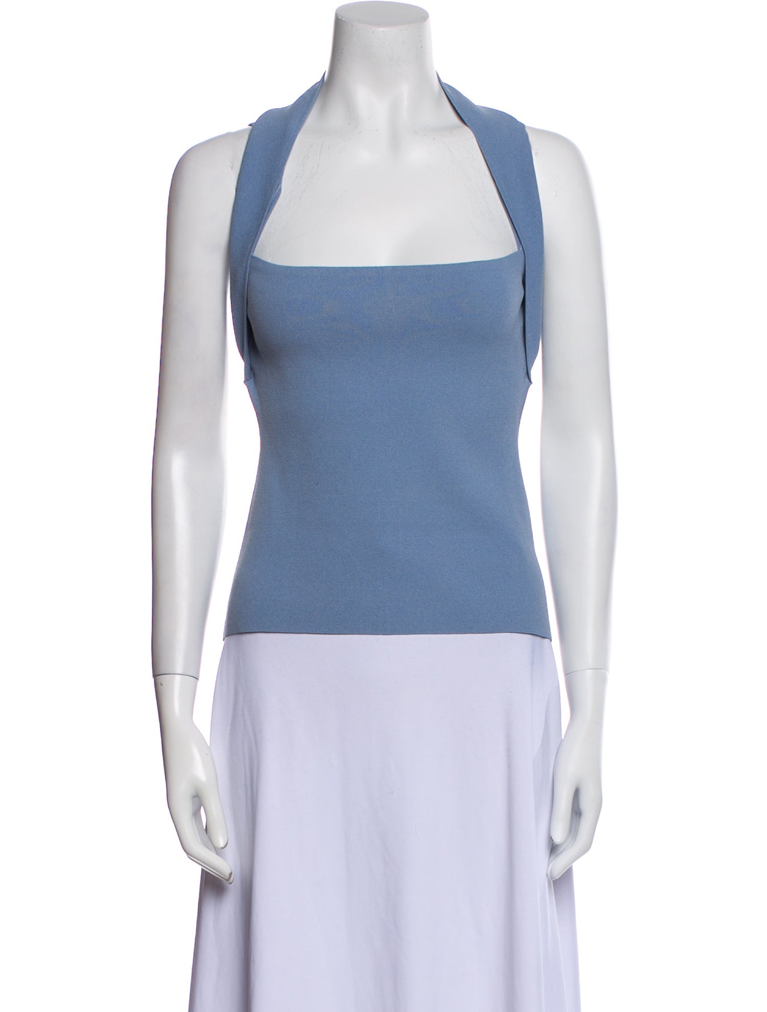 Nanushka Square Neckline Sleeveless Top