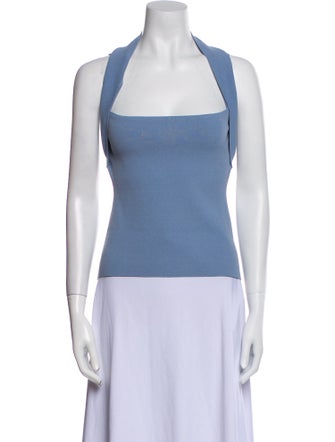 Nanushka Square Neckline Sleeveless Top