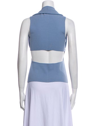 Nanushka Square Neckline Sleeveless Top